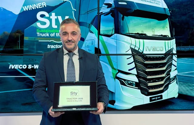 IVECO S-Way LNG has been named “Sustainable Truck of the Year 2026” in the Tractor category